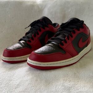 Air Jordan 1 Low “Bred”  Black/Red